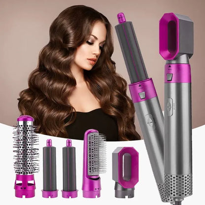 5 In 1 Hairdryer Hair Blower Brush