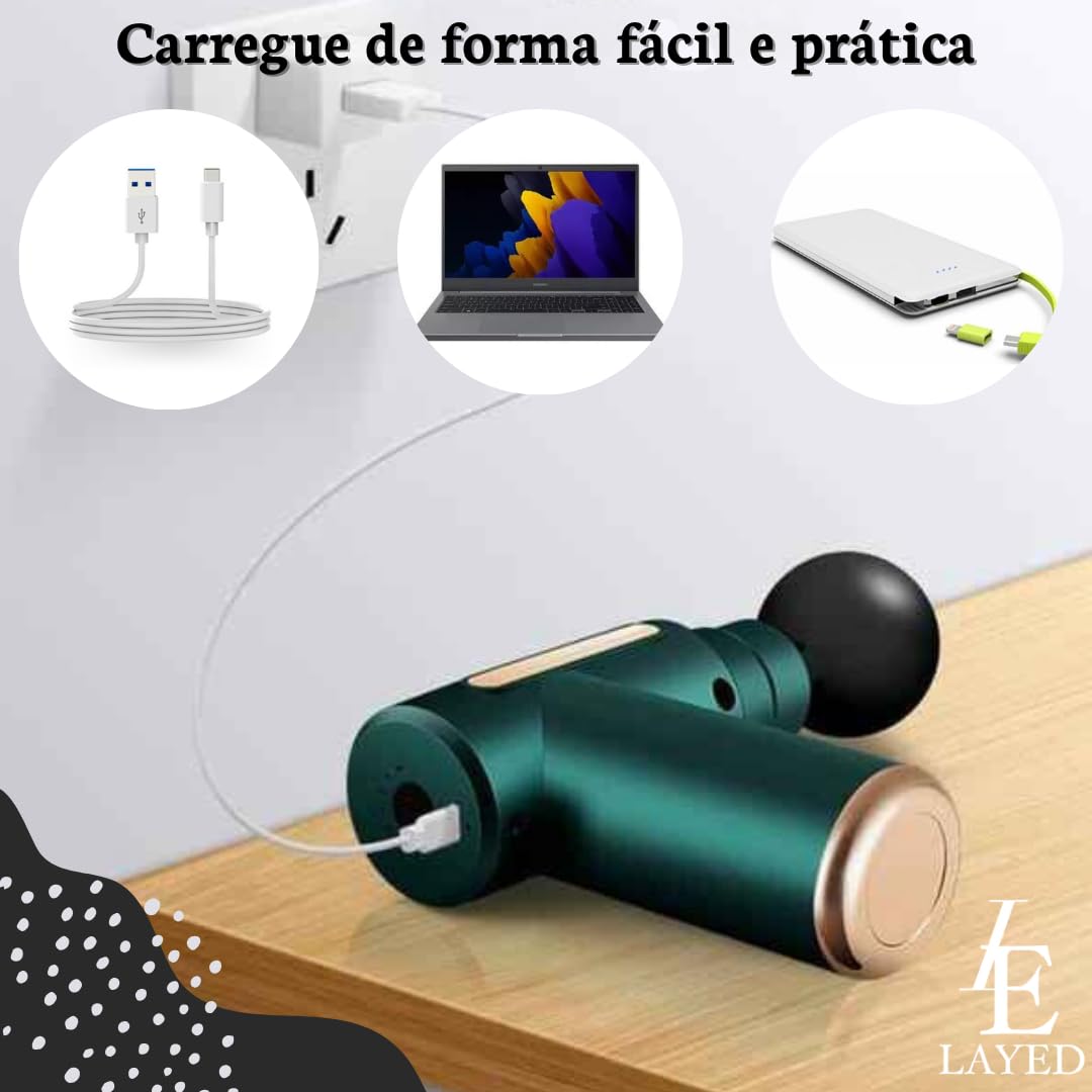 Massager Machine – massager machine body Vibrator Body Massager Massage Gun for Pain Relief Muscle Relaxation and Improved Circulation – Rechargeable and Portable