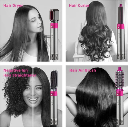 5 In 1 Hairdryer Hair Blower Brush