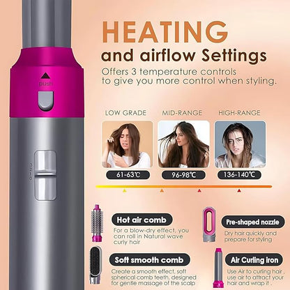 5 In 1 Hairdryer Hair Blower Brush